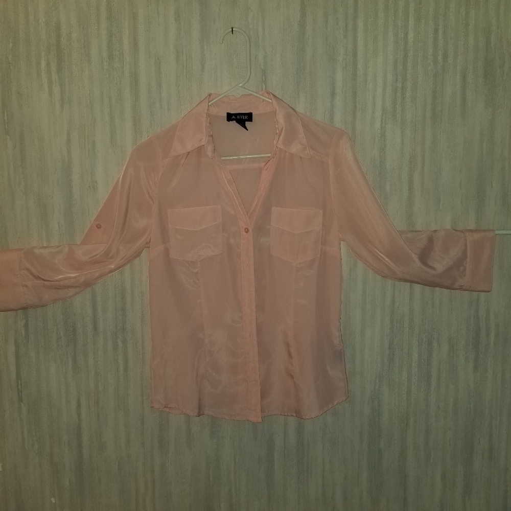 A Byers button down blouse